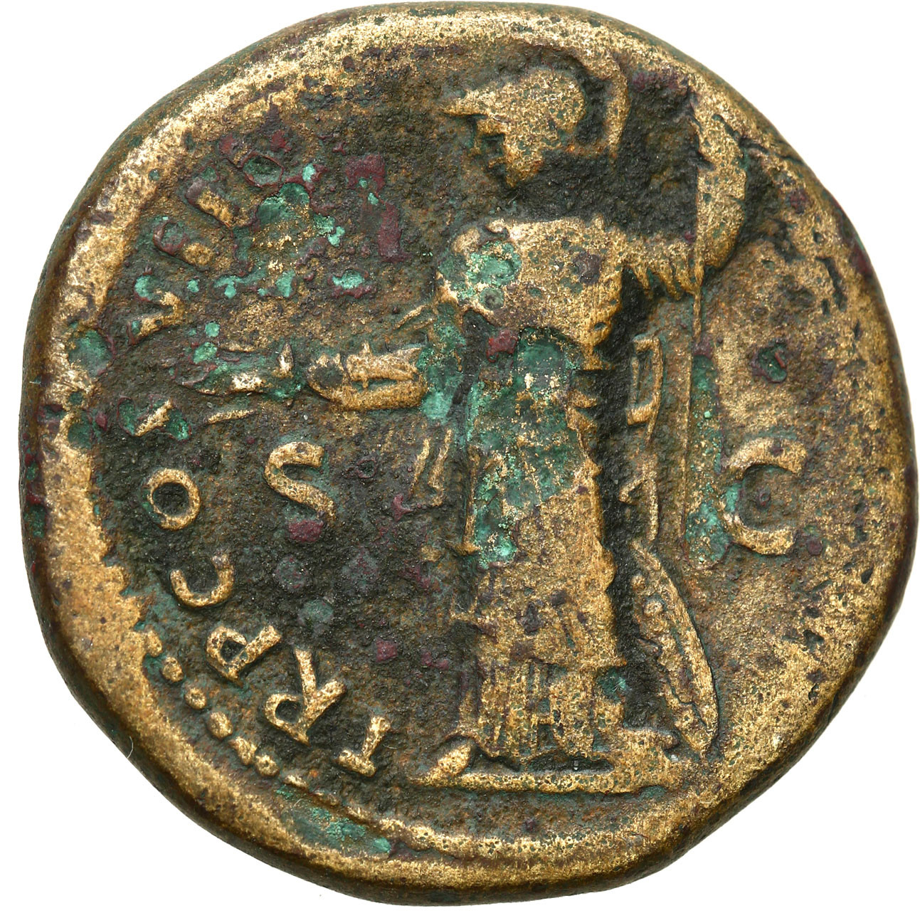 Cesarstwo Rzymskie, Dupondius, Domicjan 81 - 96 n. e., Rzym.